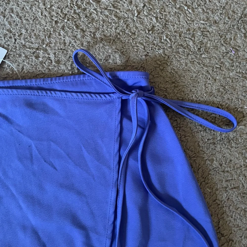 Urban Outfitters blue / purple mini skirt size small with lace on bottom NWT - Picture 5 of 13